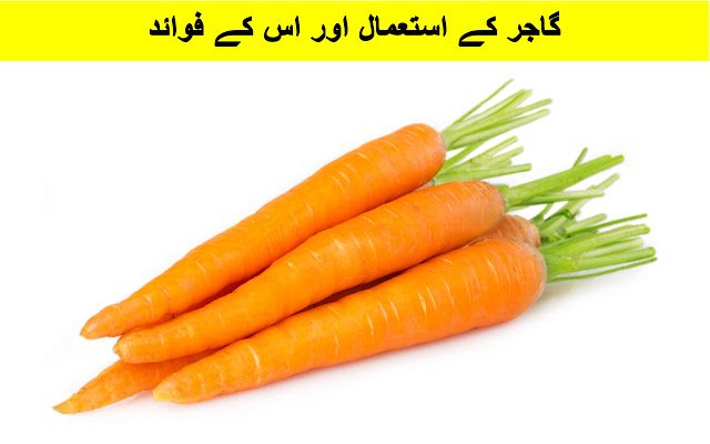 Health benefits and uses of carrot in hindi and urdu