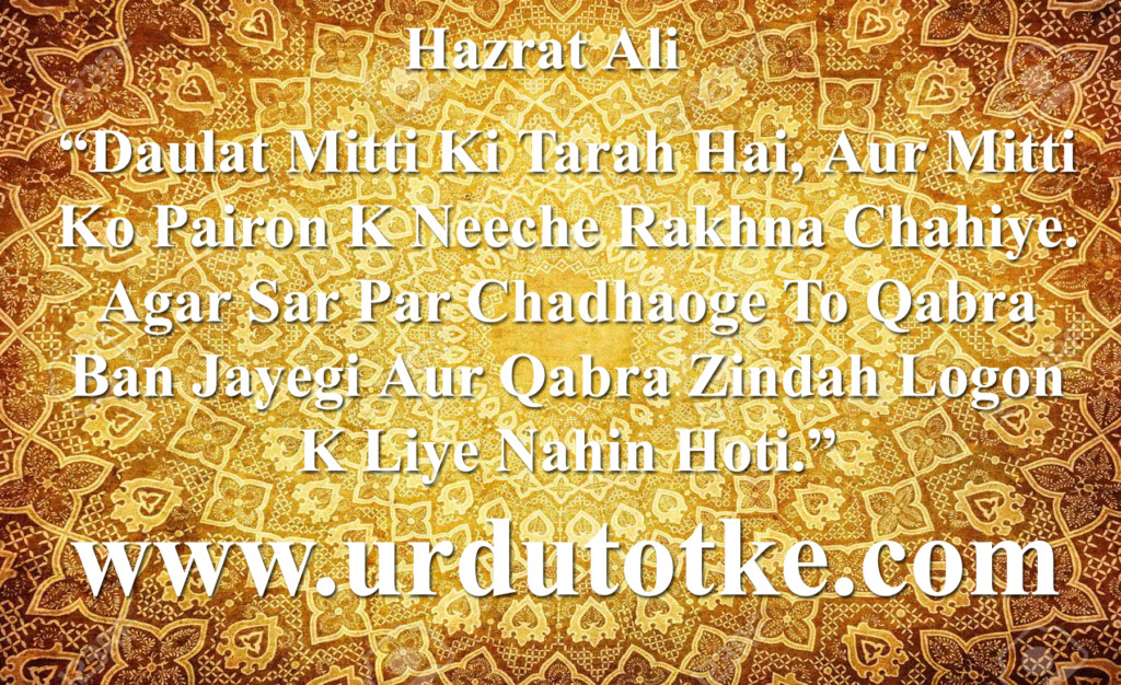 Hazrat Ali A.s Quotes in Urdu & Aqwal e Zareen Photos