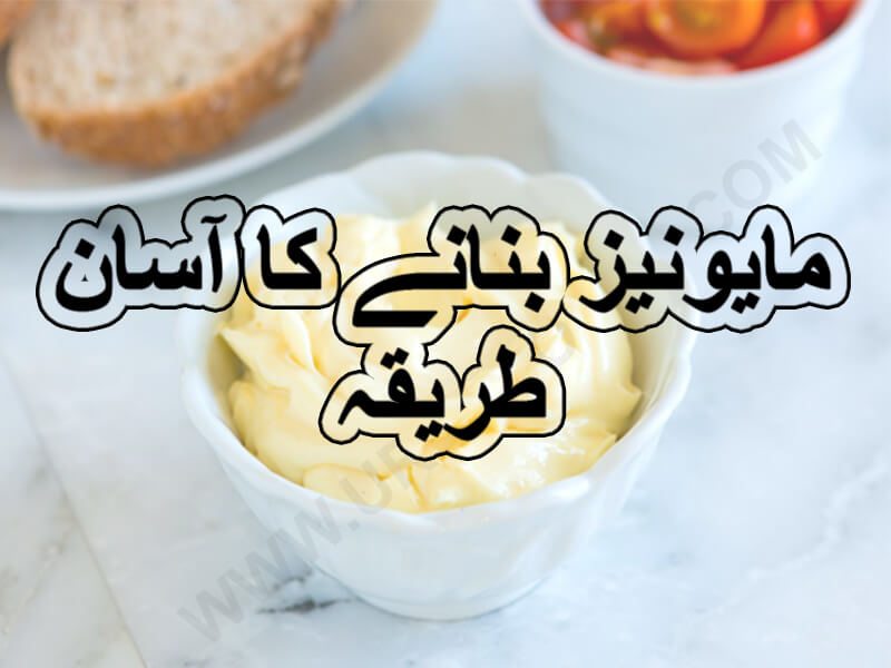 Homemade mayonnaise recipe in urdu