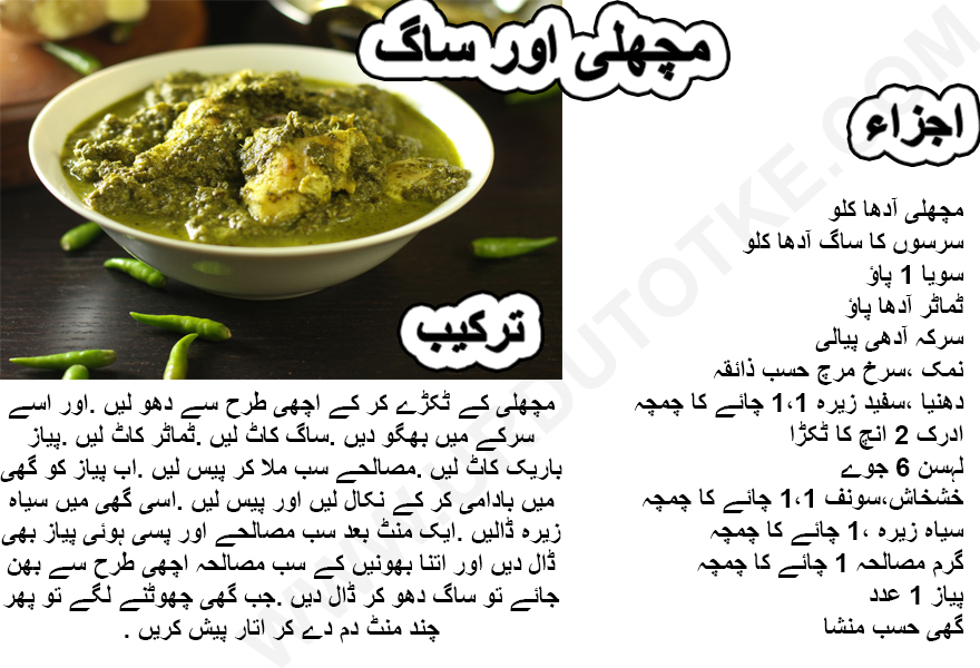 machli aur saag hyderabadi